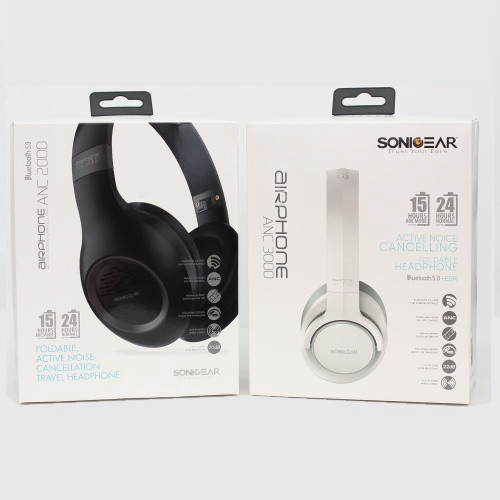 SonicGear ANC3000 Active Noise Cancellation Bluetooth Headphones