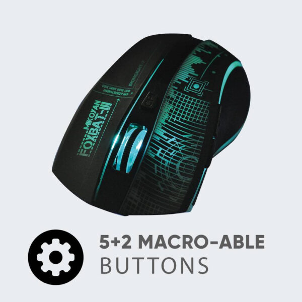 Armaggeddon Mikoyan Foxbat Wireless (2.4G) Gaming Mouse IRONSIGHT-7 / KEVLAR-13