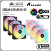 Corsair iCUE LINK QX120 RGB 3-in-1 120mm PWM Fan w/ iCUE LINK Hub