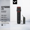 Vinnfier VF WM5000UB Wireless UHF Microphone Plug & Play Handheld Microphone Karaoke Audio 12 hours