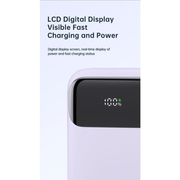 Mcdodo MC-324 / MC-325 (TYPE-C/L) 22.5W PD+QC 10000mAH Power Bank Build-in Cable With Digital Display For Type-C / L