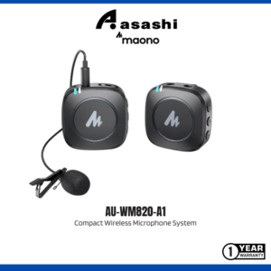 edcbcbf6f286740f80e572162c116780.png Maono AU-WM820 2.4G Wireless Lavalier Microphone / AU-WM820-A2 / AU-WM820-A1