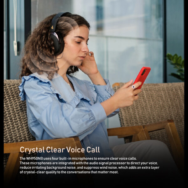 Edifier WH950NB -45dB Noise Cancellation Headphones - Bluetooth V5.3 | Hi-Res Audio | LDAC | Edifier Connect