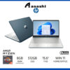 HP 15s-eq2195AU (BLUE) / 15s-eq2196AU (GOLD) / 15s-eq2197AU (SILVER) - (AMD Ryzen 3-5300U/8G D4(1 Extra Slot)/512GB SSD/
