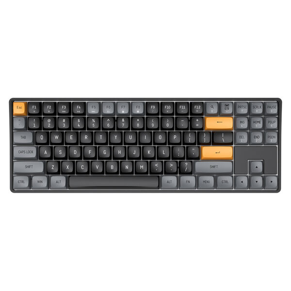 DarkFlash GD87 Dual Mode Wireless 2.4G & USB Hot Swap Mechanical Keyboard (K Yellow Switch)