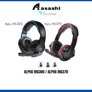 efbda0d518dd3c245ecaf9a428663fe5.png Alcatroz Alpha MG300 / Alpha MG370 Stereo Gaming Headset with Mic (1 yrs Limited Hardware Warranty)