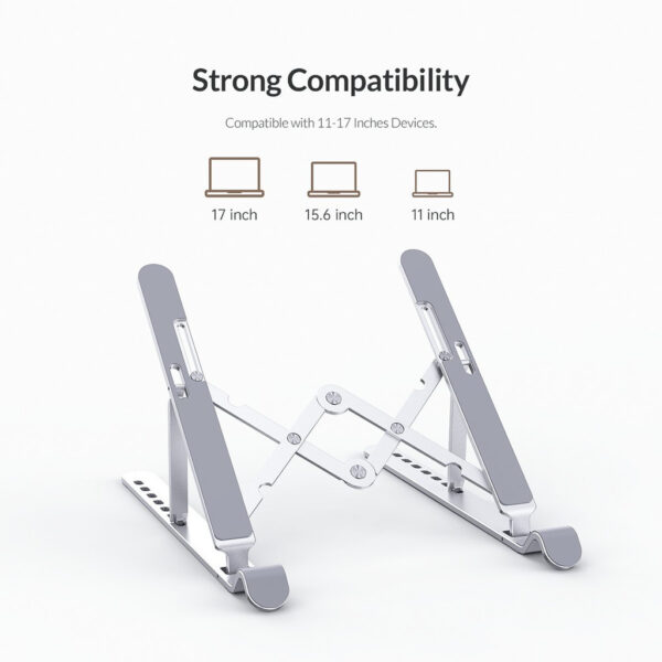 ORICO Foldable Adjustable Height Ergonomic Aluminium Laptop Stand Full Anti-Slip PFB-A21
