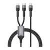 Recci T16 PD 65W 2 in 1 Type-C to Type-C + Lightning Cable 1.2M
