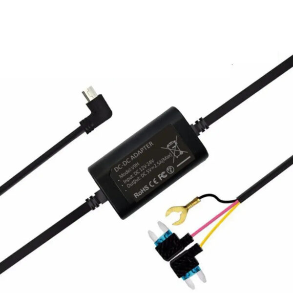 DAHUA DASHCAM HARDWARE KIT FOR 24 HOURS PARKING SURVEILLANCE PARKING MONITOR CABLE LINE (MINI USB / TYPE-C)