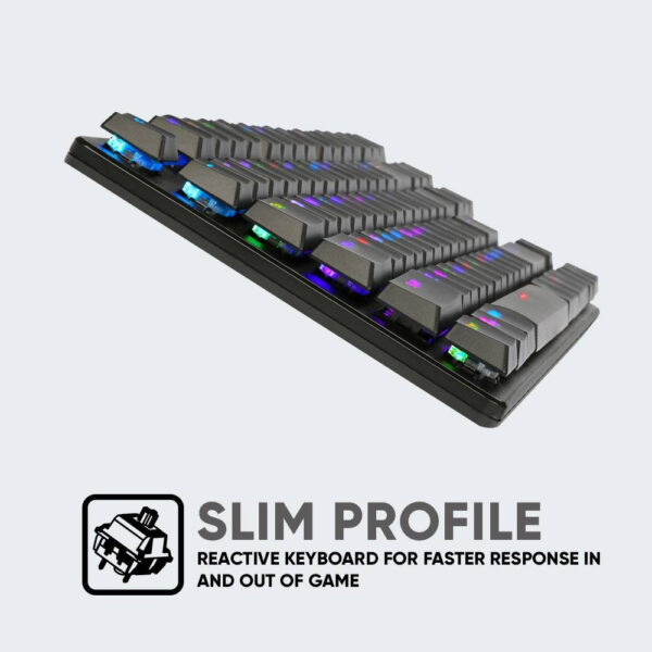 Armaggeddon SMK-12R RGB Kestrel Black Switch / Blue Switch / Red Switch Mechanical Keyboard