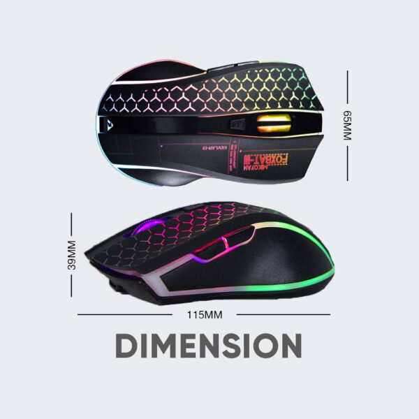 Armaggeddon Mikoyan Foxbat Wireless (2.4G) Gaming Mouse IRONSIGHT-7 / KEVLAR-13