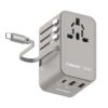 Momax 1-World+ 70W GaN 3-Port with Built-in USB-C Cable + AC Travel Adaptor (2Y) UA18