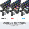 Armaggeddon SMK-12R RGB Kestrel Black Switch / Blue Switch / Red Switch Mechanical Keyboard