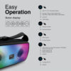 SonicGear SonicGo 3 Portable Speaker | Bluetooth 5.3 | Built-In Mic | TWS | RGB Light