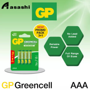f55ec8714536ec0e8098628239d6fece.jpeg GP GreenCell 3+1 AA / 3+1 AAA Battery (GPPCC15KC336) (GPPCC24UC342)