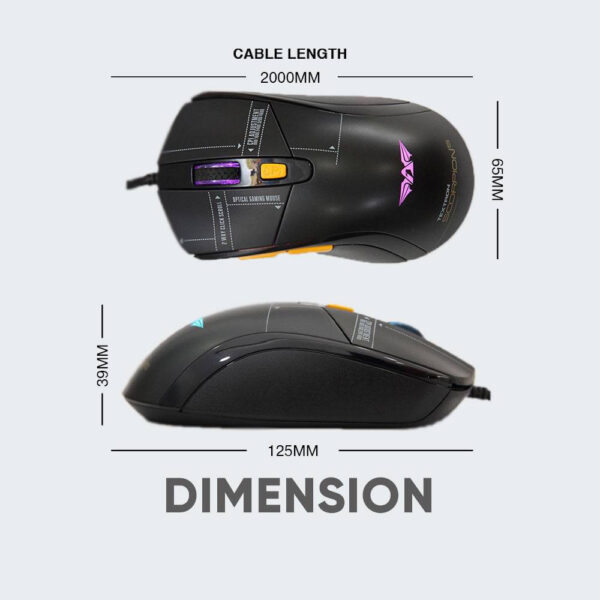 Armaggeddon Scorpion 3 / Scorpion 5 / Scorpion 7 RGB Gaming Mouse