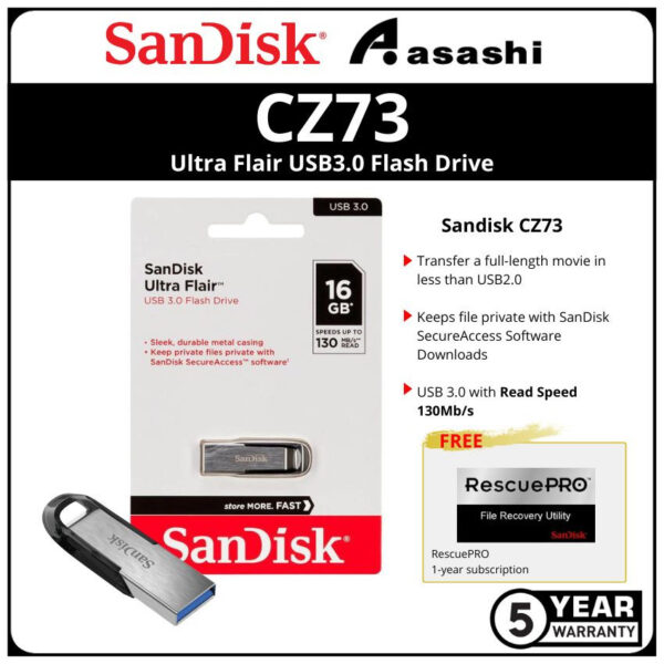 Sandisk CZ73 Ultra Flair Usb3.0 Flash Drive