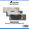 DarkFlash GD87 Dual Mode Wireless 2.4G & USB Hot Swap Mechanical Keyboard (K Yellow Switch)
