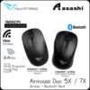 Alcatroz Airmouse Duo 5X / Airmouse Duo 7X Wireless + Bluetooth Silent Mouse