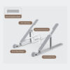 ORICO Foldable Adjustable Height Ergonomic Aluminium Laptop Stand Full Anti-Slip PFB-A21