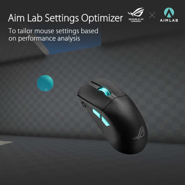 ROG Harpe Ace Aim Lab Edition Wireless Gaming Mouse 54-gram ROG SpeedNova Bluetooth 36000 DPI