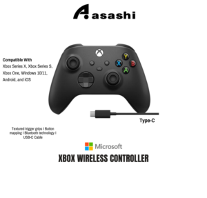 ff662f78bd9458ad14b436f6a128c6ae.png Genuine - Microsoft Xbox Wireless USB-C Controller - Carbon Black (3 months Limited Hardware Warranty)