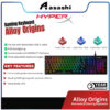 HyperX Alloy Origins RGB Gaming Keyboard - HX (US Layout) (HX- KB6RD/AQ/BLX-US)-US (Red/Aqua/Blue)