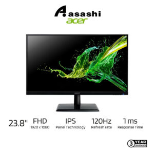 Acer EK241Y G 23.8" IPS 120hz 1ms FHD Monitor (VGA/ HDMI/ AUXO) Build-in SPK