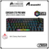 Corsair K70 PRO MINI WIRELESS RGB 60%, CHERRY MX Red CH-9189010-NA / CH-9189110-NA