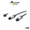 Goobay Toslink Digital Audio Connection Cable (1.5m / 3m / 5m) 77125 77137 77141