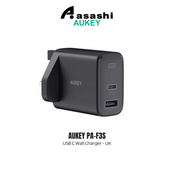 AUKEY PA-F3S 32W Swift Series PD USB C Wall Charger - UK (AUKEY MALAYSIA)