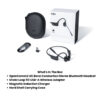 SHOKZ OpenComm 2 Bone Conduction Open-Ear Bluetooth Headset With Noise-Canceling Microphone
