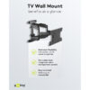 Goobay WH FULLMOTION OLED TV Wall mount L (32-65") 49956 - Black