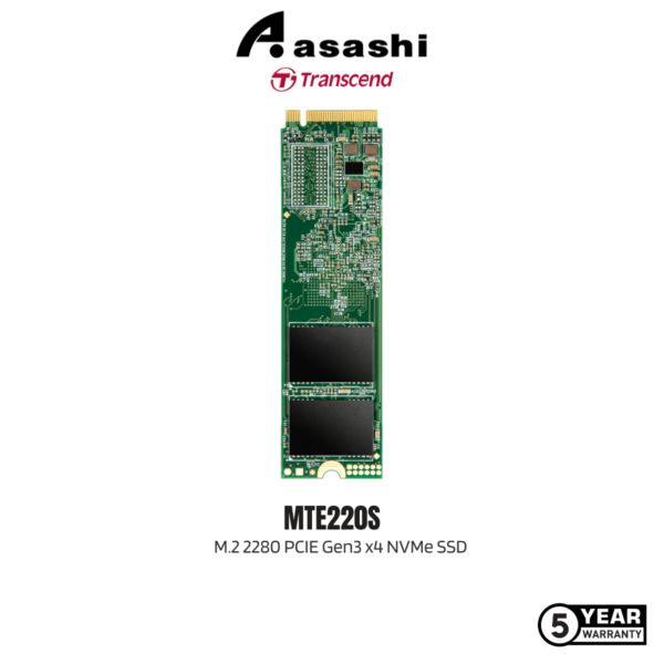 Transcend MTE220S 256GB / 512GB / 1TB / 2TB M.2 2280 PCIE Gen3 x4 NVMe SSD 220S