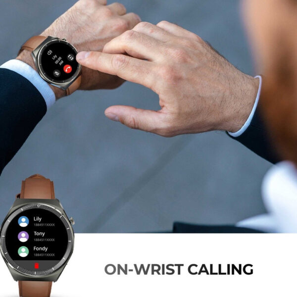 Aukey SW-2U Alloy Frame Amoled Display Smart Watch (1.43")