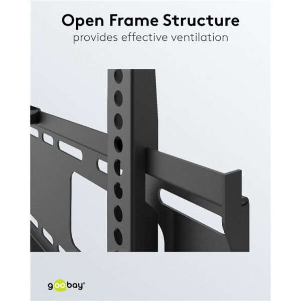 Goobay WH FIXED Pro TV Wall Mount M (32"-55") 49890 / L (37"-70") 49891 / XL (43"-100") 49892 - Black