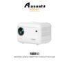 Yaber L1 Lifestyle Projector , 250 ANSI Lumens, Android TV 9.0, 5W X 1 Speaker