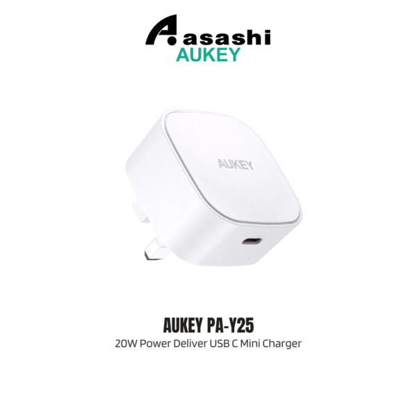 AUKEY PA-Y25 20W Power Deliver USB C Mini Charger (AUKEY MALAYSIA)