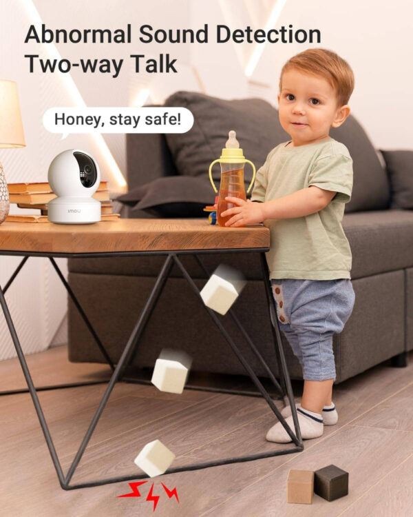 IMOU DK2 IPC-DK2-2H1W-AE 1080P Indoor 360° Security Camera with Night Vision & Two-Way Talk