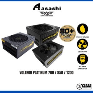 20df6edbea9687945547302944dd3326.png Armaggeddon Voltron Platinum 700 700W / Voltron Platinum 850 850W / Voltron Platinum 1200 1200W Power Supply