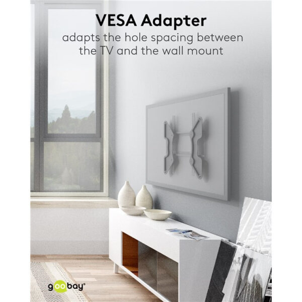 Goobay WH TV VESA Adapter for TV Wall Mount (Max: 400x400) 60134