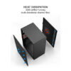 Slevcase Spotless Micro ATX Office Case with SE380 Power Supply