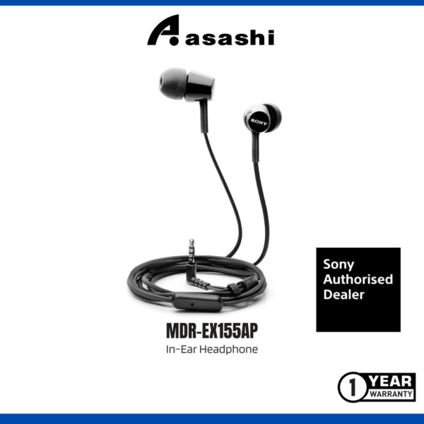 293fce412e4d2363f2067c28e3e99b1a.png Sony EX155AP In-Ear Headphones MDR-EX155AP