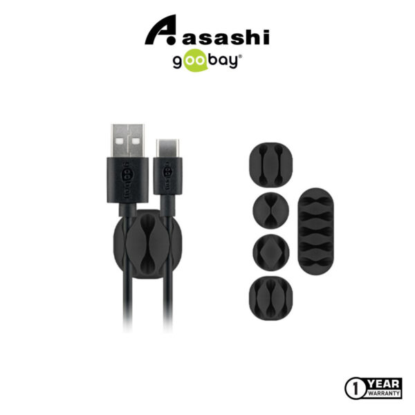 Goobay Cable Management Set 5-Pcs 70683