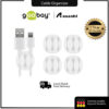 Goobay Cable Management 3 Slots 4pcs White 70373 / Black 70398