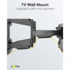 Goobay WH FULLMOTION OLED TV Wall mount L (32-65") 49956 - Black