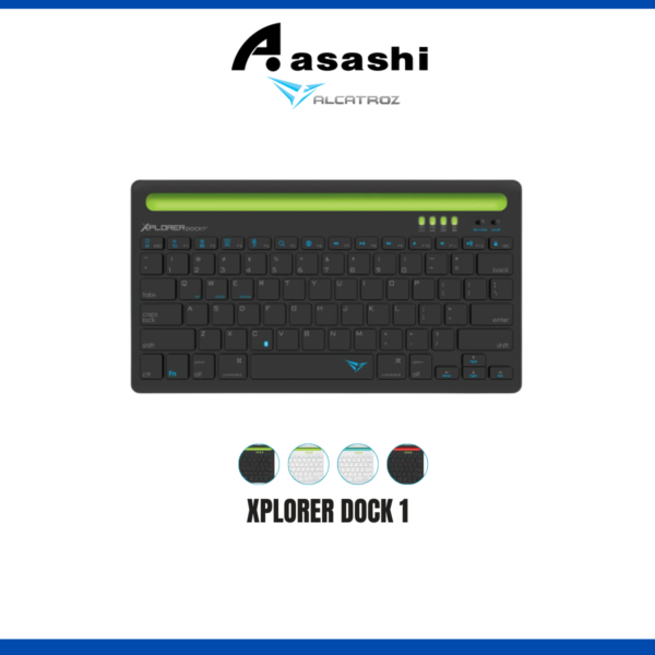 Alcatroz Xplorer Dock 1 Multi-Device Bluetooth Keyboard