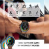 Aukey SW-2U Alloy Frame Amoled Display Smart Watch (1.43")