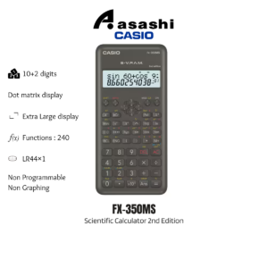 Casio fx-350MS Non-programmable Scientific Calculator 2nd Edition