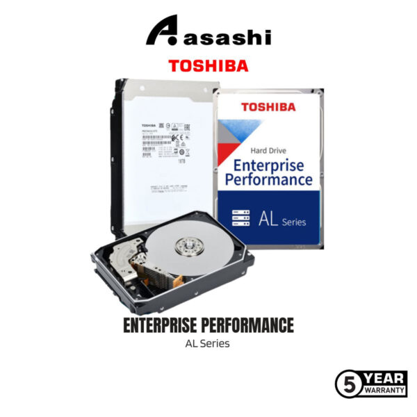 Toshiba AL Series Enterprise Performance 2.5" 10krpm / 15krpm SAS 512e 300GB 600GB 900GB 1.2TB 1.8TB 2.4TB